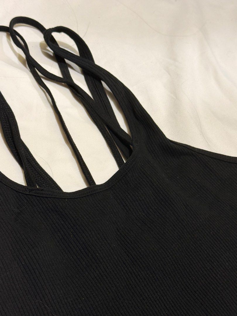 Zara Black Tank Top (Category: Sleeveless) located in Manila. Submitted by halsea (Listing ID 1426517590, Image 3). Description: ZARA small to medium crop .