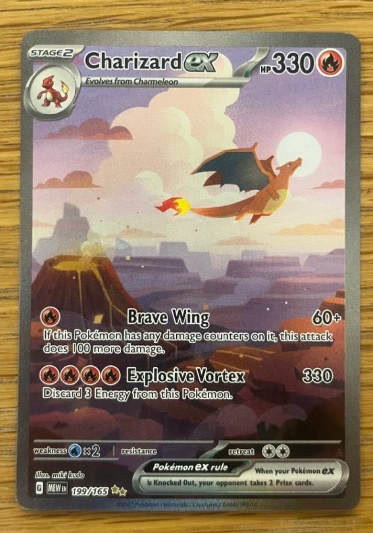 151 Charizard EX 199/165 SIR, Hobbies & Toys, Toys & Games on Carousell