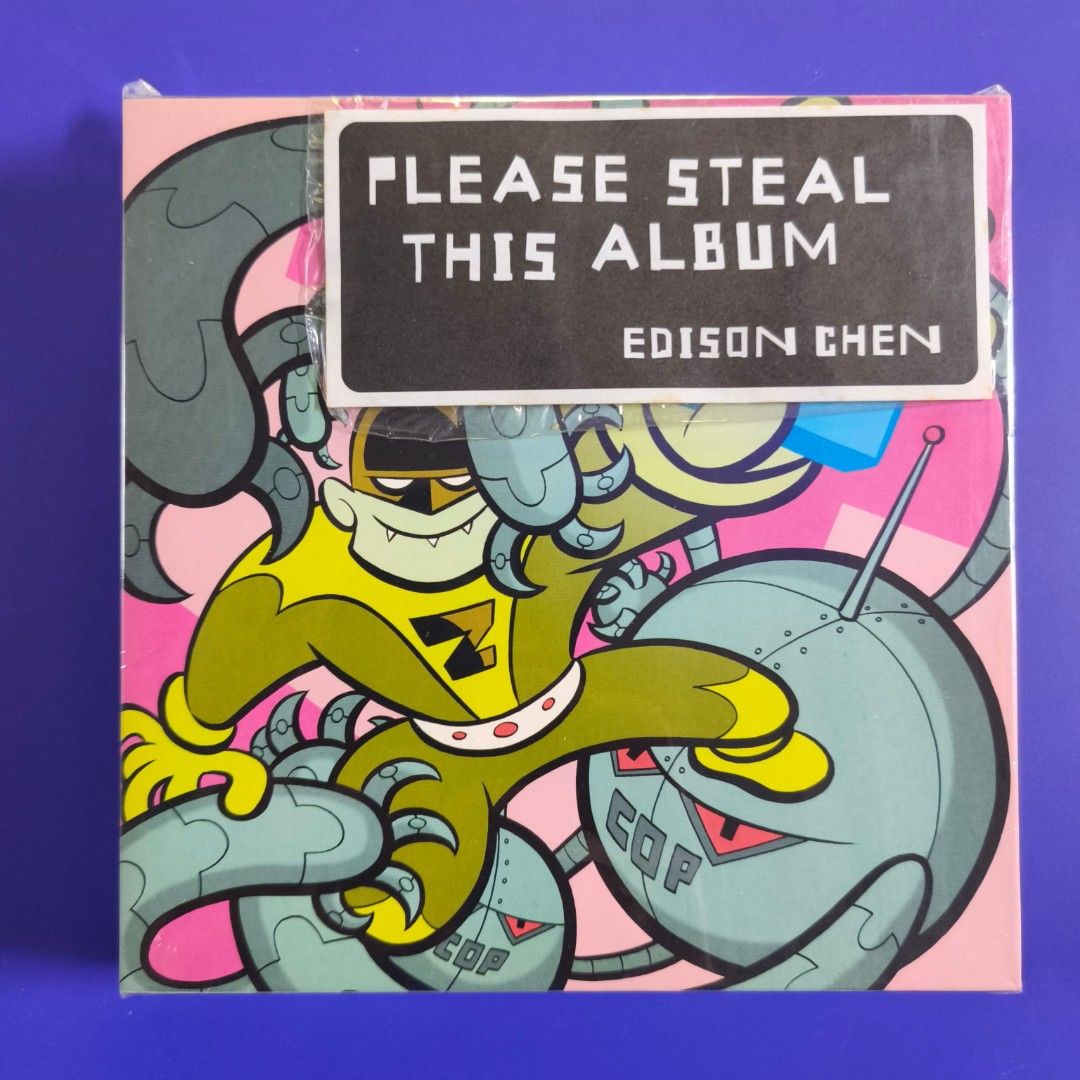90％new 陳冠希Edison Chen Please steal this album 專輯CD+VCD /2004
