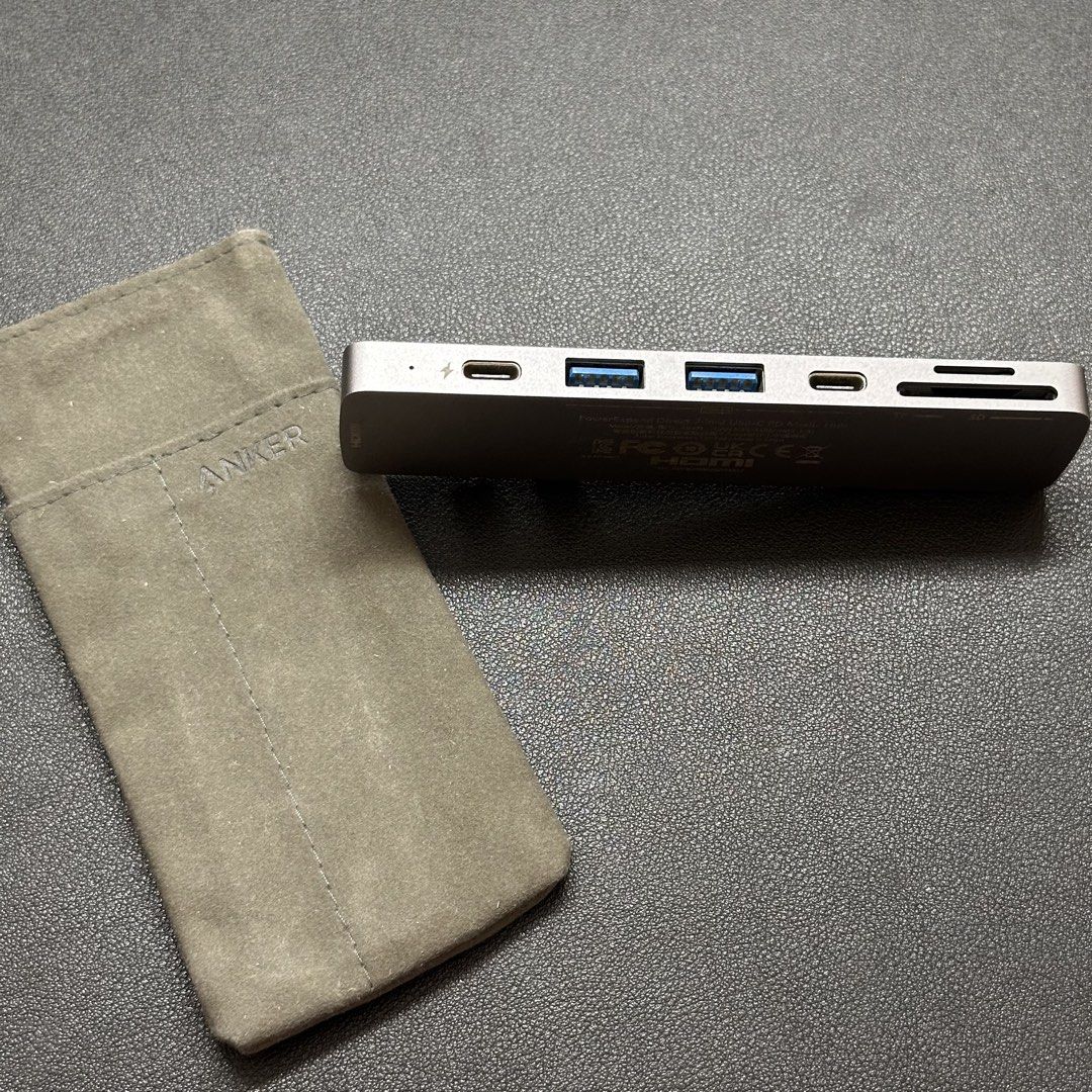 Anker USB-C Hub for macbook (Category: Cables & Adaptors) located in Manila. Submitted by hellostreetmarket_ (Listing ID 1426698991, Image 2). Description: Bought this 2nd hand from Carousell as well. I don’t need it because I realize I don’t need it so I am selling it..