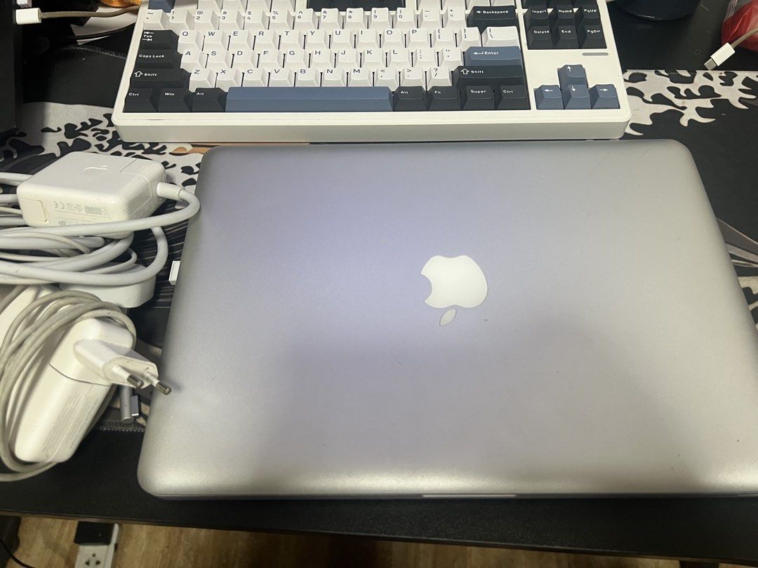 Apple MacBook Pro 13-inch (Category: Laptops & Notebooks) located in Bacolor. Submitted by dizonjm21164367 (Listing ID 1426774358, Image 1). Description: Issue /Minimal dents/battery/ } in keyboard Inclusion: 2 chargers Model: MacBook Pro 13-inch Year: Mid 2010 Processor: Intel Core 2 Duo 2.4 GHz RAM: 4 GB DDR3 Graphics: NVIDIA GeForce 320M Processor (CPU) Type: Intel Core 2 Duo Speed: 2.4 GHz Cores: 2 cores Cache: 3 MB L2 Cache .