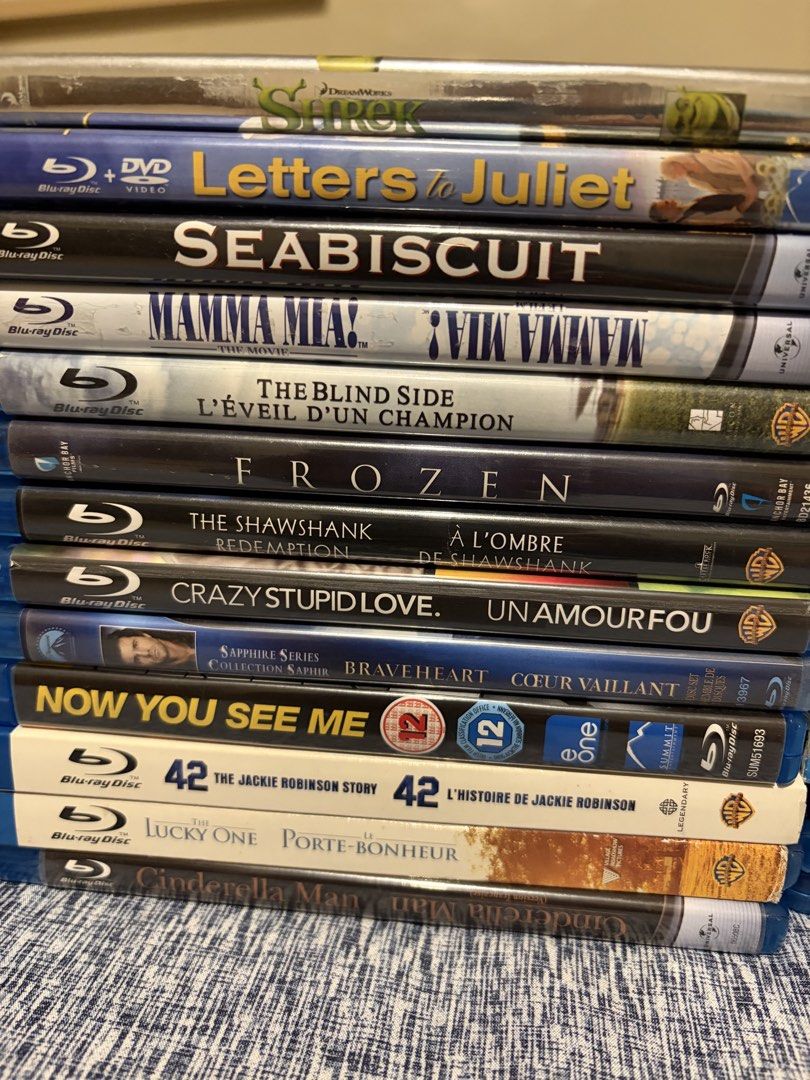 Assorted DVD and Blu-ray Movie Collection (Category: CDs & DVDs) located in Dagupan City. Submitted by nikzfrancis (Listing ID 1426722134, Image 1). Description: Original blurays and DVDs! Bluray 175 DVD 100.