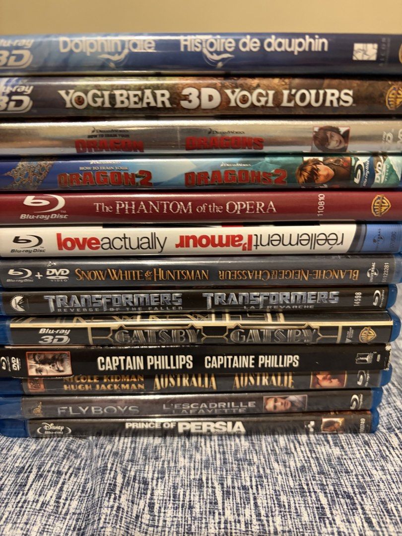 Assorted DVD and Blu-ray Movie Collection (Category: CDs & DVDs) located in Dagupan City. Submitted by nikzfrancis (Listing ID 1426722134, Image 2). Description: Original blurays and DVDs! Bluray 175 DVD 100.