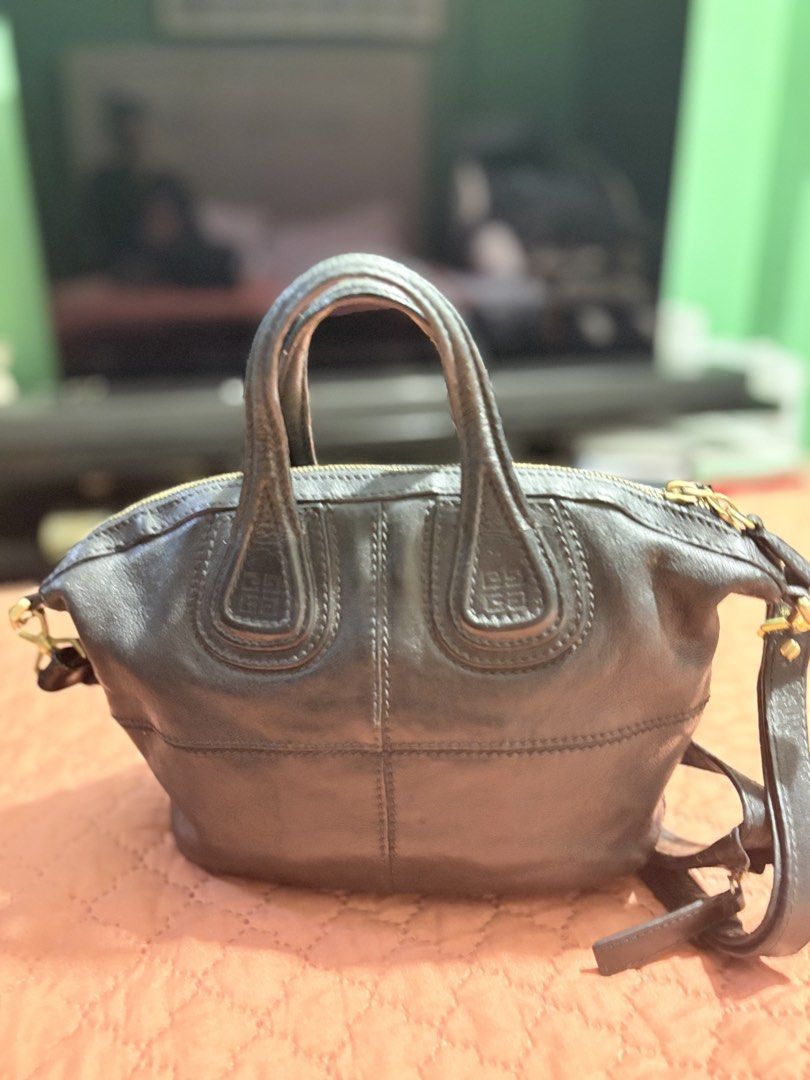 Authentic Givenchy Nightingale Mini (Category: Luxury Bags & Wallets) located in Mandaluyong City. Submitted by len0127 (Listing ID 1426642942, Image 2). Description: Slightly negotiable. Item in Mandaluyong Personal item RFS : Declutter.