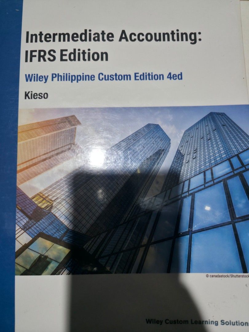 [AUTHENTIC] Intermediate Accounting IFRS Edition Wiley Philippine Custom Edition 4ed Kieso (Category: Textbooks) located in Cebu City. Submitted by kei_sha (Listing ID 1426768915, Image 1). Description: Reason of selling: Shifted to a different course. I bought this book for 1,499. I can only do meetups. Meetup is anywhere in Cebu City (or sorrounding area) as long as it's safe and populated. MOP: Bank or Gcash transfer ONLY.