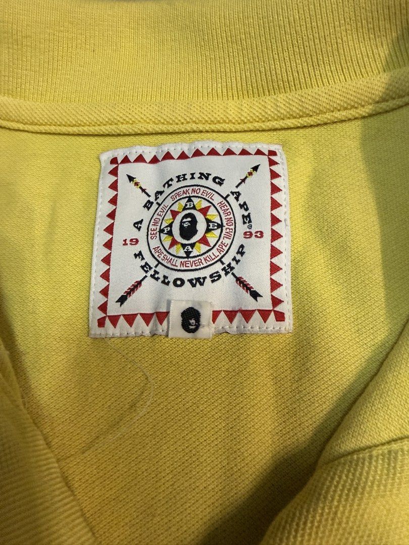 BAPE Tie-Dye Polo Shirt (Category: Tshirts & Polo Shirts ) located in Manila. Submitted by zerachiel_ (Listing ID 1426677917, Image 3). Description: Good as new.