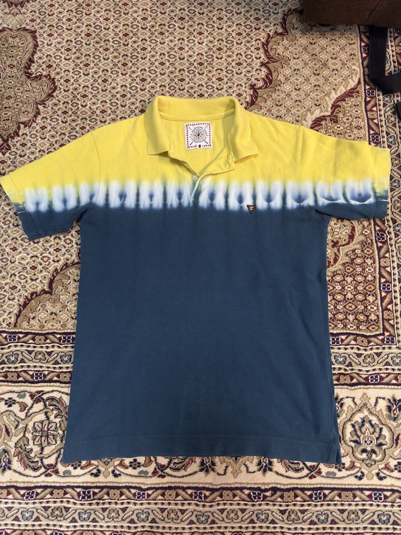 BAPE Tie-Dye Polo Shirt (Category: Tshirts & Polo Shirts ) located in Manila. Submitted by zerachiel_ (Listing ID 1426677917, Image 1). Description: Good as new.