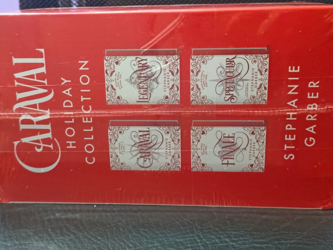 Caraval Hardcover Holiday Special Book Set (Category: Storybooks) located in Cavite. Submitted by glhynie (Listing ID 1426414959, Image 3). Description: SEALED & BRAND NEW RULES: - Payment 1st policy via Gcash! NO COD! - Buyer will shoulder sf - Lalamove for fast shipping - J&T for lower Sf and for customers that can wait. Pick-up 1 - 5 pm. - Strictly NO CANCELLATION! Once payment is sent NO REFUND!.