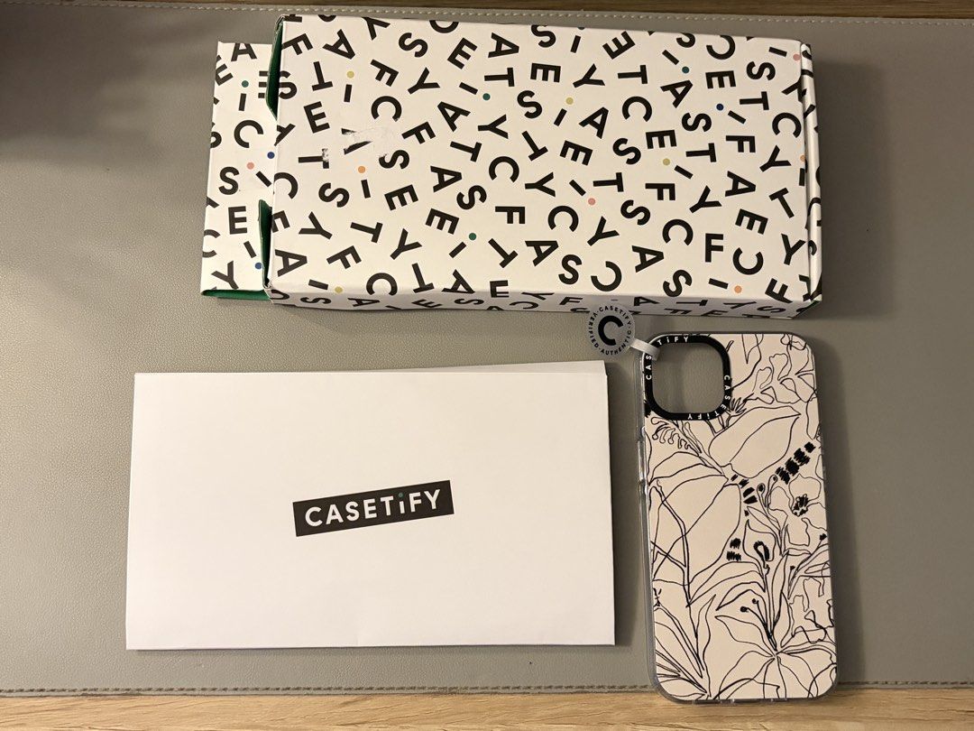 Casetify iPhone 13 case (Category: Cases & Sleeves) located in Quezon City. Submitted by prelovedrx (Listing ID 1426728983, Image 1). Description: - Casetify iPhone 13 case - Features a unique floral design - Includes original packaging - Stylish and protective - Used only for a month.