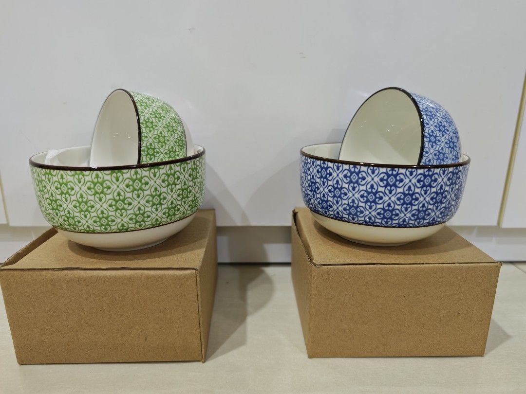 Ceramic Bowls set (noodle bowl / rice bowl)