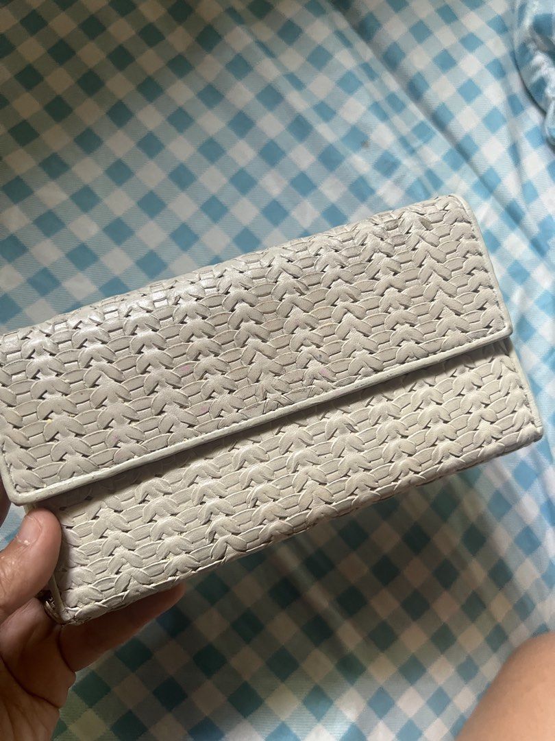 Christian Dior Woven Leather Wallet (Category: Luxury Bags & Wallets) located in Manila. Submitted by aujar12015 (Listing ID 1426679657, Image 1). Description: Preloved Christian Dior Woven Leather Wallet ✨ Japan surplus find. Authenticity not guaranteed. Has flaws and was repainted by the previous seller, but still a beautiful designer wallet with plenty of life left. Great for daily use! rfs : declittering.