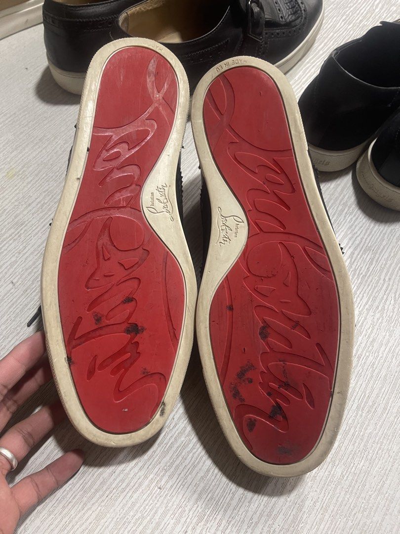 Christian Louboutin Brogue Sneakers (Category: Sneakers & Footwear) located in Bacnotan. Submitted by anosellmo (Listing ID 1426658933, Image 3). Description: DECLUTTERING GOOD CONDITION.