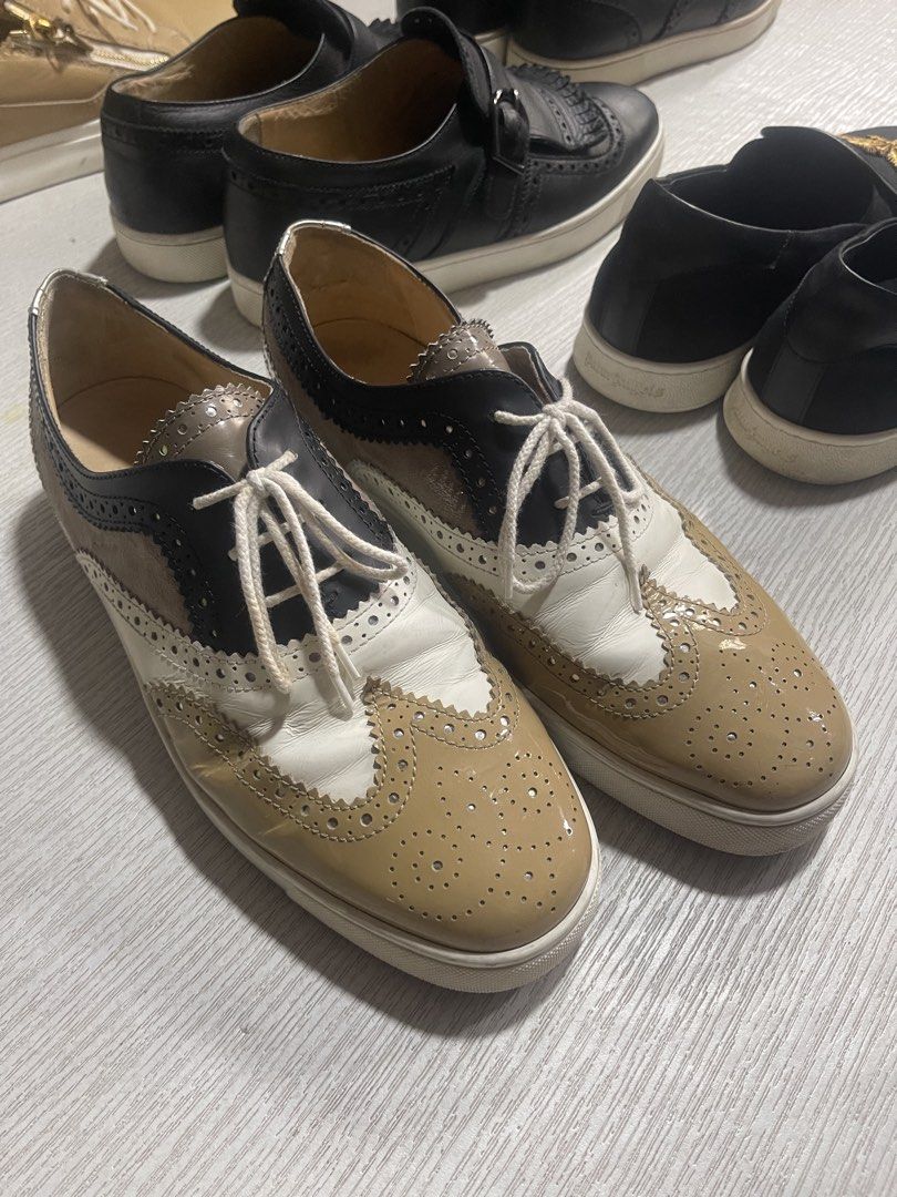 Christian Louboutin Multicolored Brogue Wingtip (Category: Sneakers & Footwear) located in Bacnotan. Submitted by anosellmo (Listing ID 1426659169, Image 1). Description: DECLUTTERING GOOD CONDITION.