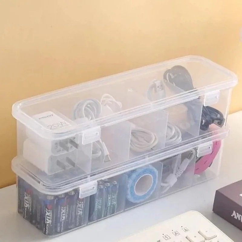 Clear Plastic Storage Box 5-compartment (Category: Storage Boxes & Baskets) located in Quezon City. Submitted by an.marie (Listing ID 1426626788, Image 3). Description: sold each.