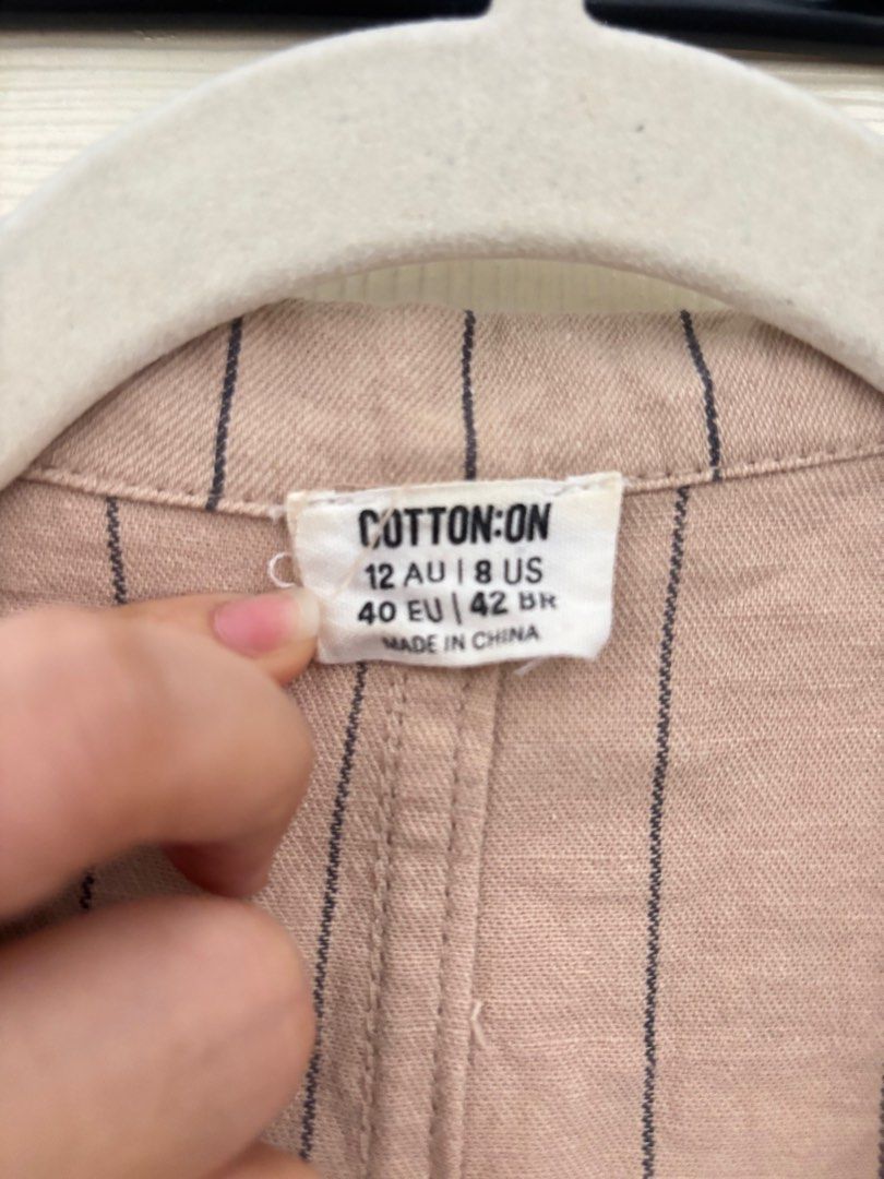 Cotton on buttondown dress (Category: Dresses) located in Cavite. Submitted by jnnlmc (Listing ID 1426682051, Image 2). Description: Can fit small-medium.