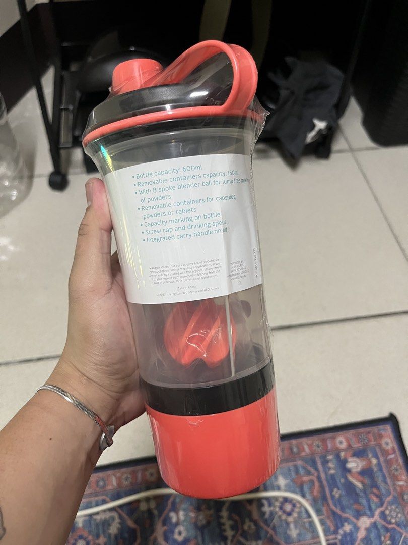 Crane Protein Shaker 600ml (Category: Sports & Fitness Nutrition) located in Manila. Submitted by baldongregorio (Listing ID 1426712963, Image 2). Description: For sale -unopened -brandnew -from Australia -top rack -600ml Rfs: Stopped using whey protein.