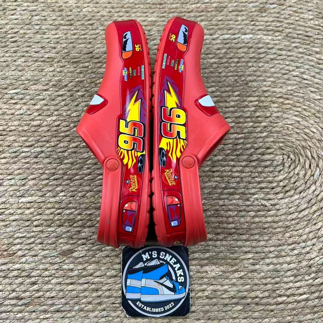 Crocs Classic Clog Lightning McQueen (With Lights) (Category: Slippers & Slides) located in Manila. Submitted by mssneaks2023 (Listing ID 1426745367, Image 3). Description: 𝑷𝑹𝑬-𝑶𝑹𝑫𝑬𝑹‼️ 𝑬𝑻𝑨: 1-2 𝑾𝑬𝑬𝑲𝑺 𝑨𝑭𝑻𝑬𝑹 𝑸𝑪 Crocs Classic Clog Lightning McQueen - Actual pictures posted. With lights/umiilaw BRAND NEW‼️ 50% downpayment for pre-order to avoid flaking. DM for inquiries 📩 MONEYBACK IF YOU DONT RECEIVE WHAT YOU SEE. FB PAGE: M’