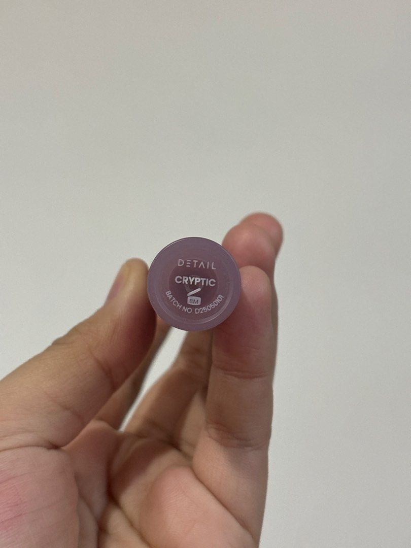 Detail Cosmetics Jelly Blur Lipstick - Cryptic (Category: Makeup) located in Cavite. Submitted by declutterawi (Listing ID 1426684036, Image 2). Description: swatched only.
