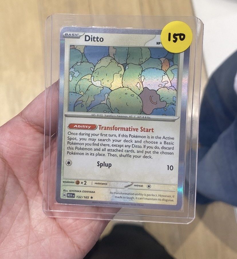 Ditto Card (Category: Raw Singles) located in Paranaque City. Submitted by helloooooopoo (Listing ID 1426648623, Image 1). Description: Freshly bought Ditto Card.