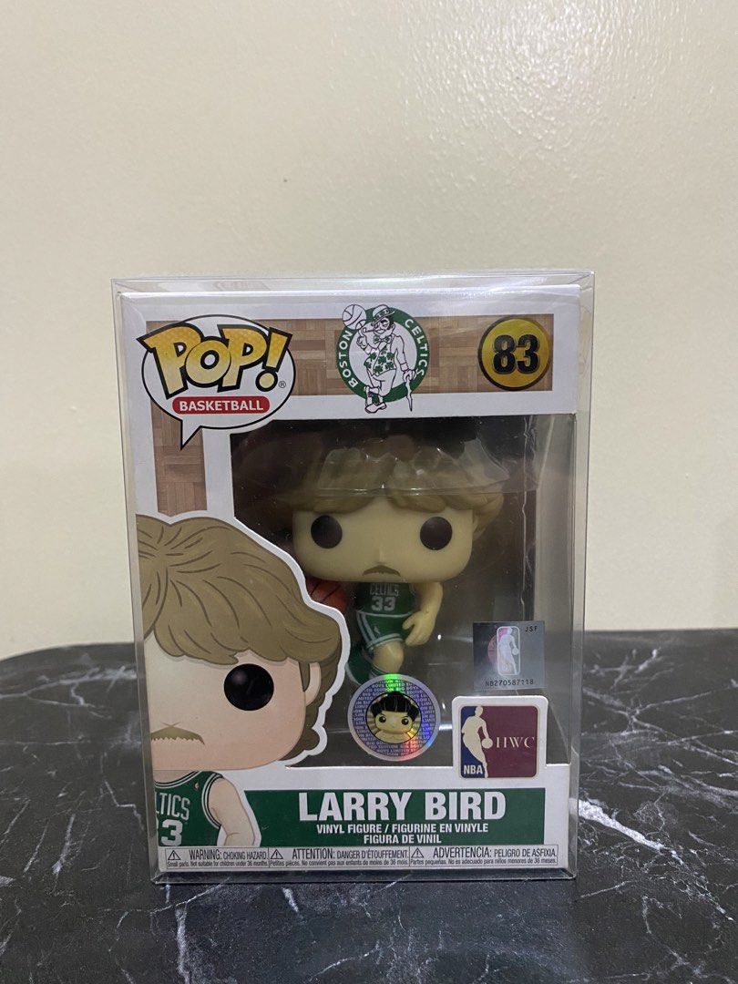 Funko Pop! Basketball Larry Bird #83 - Free protector (Category: Designer & Blind Box Toys) located in Pasay City. Submitted by choylazcano (Listing ID 1426729961, Image 1). Description: Free protector.