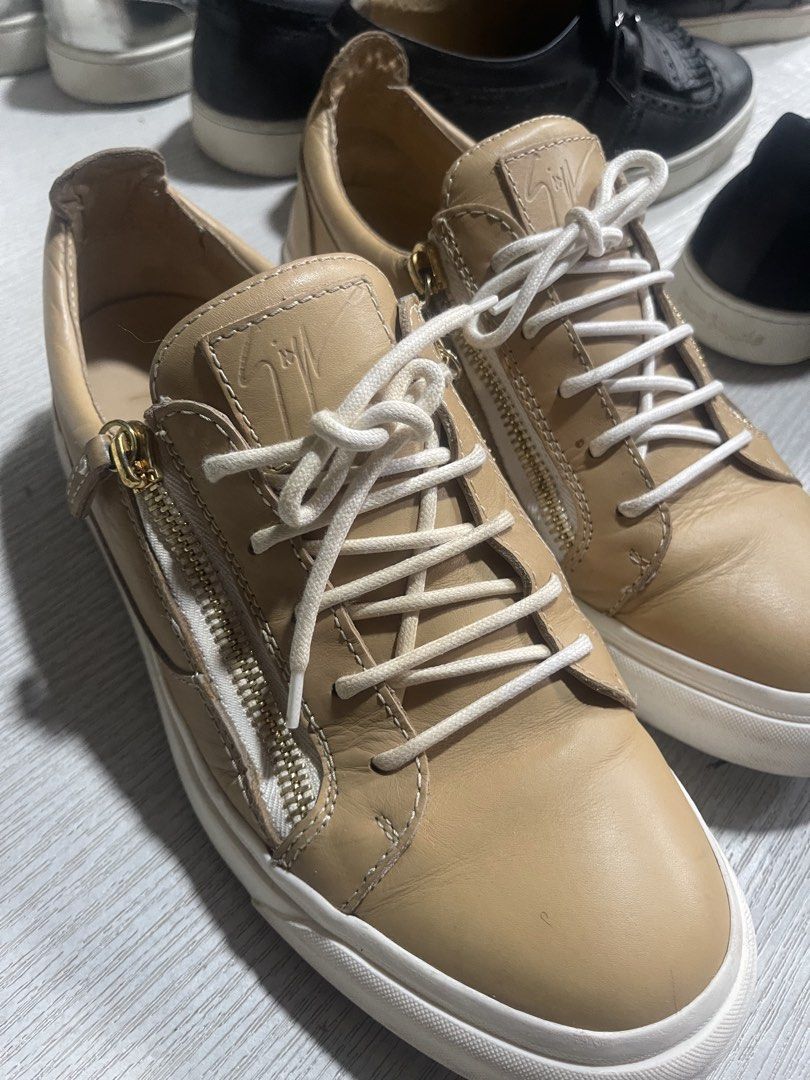 Giuseppe Zanotti Leather Sneakers - Size 42 (Category: Casual Shoes) located in Bacnotan. Submitted by anosellmo (Listing ID 1426659617, Image 2). Description: DECLUTTERING GOOD CONDITION.