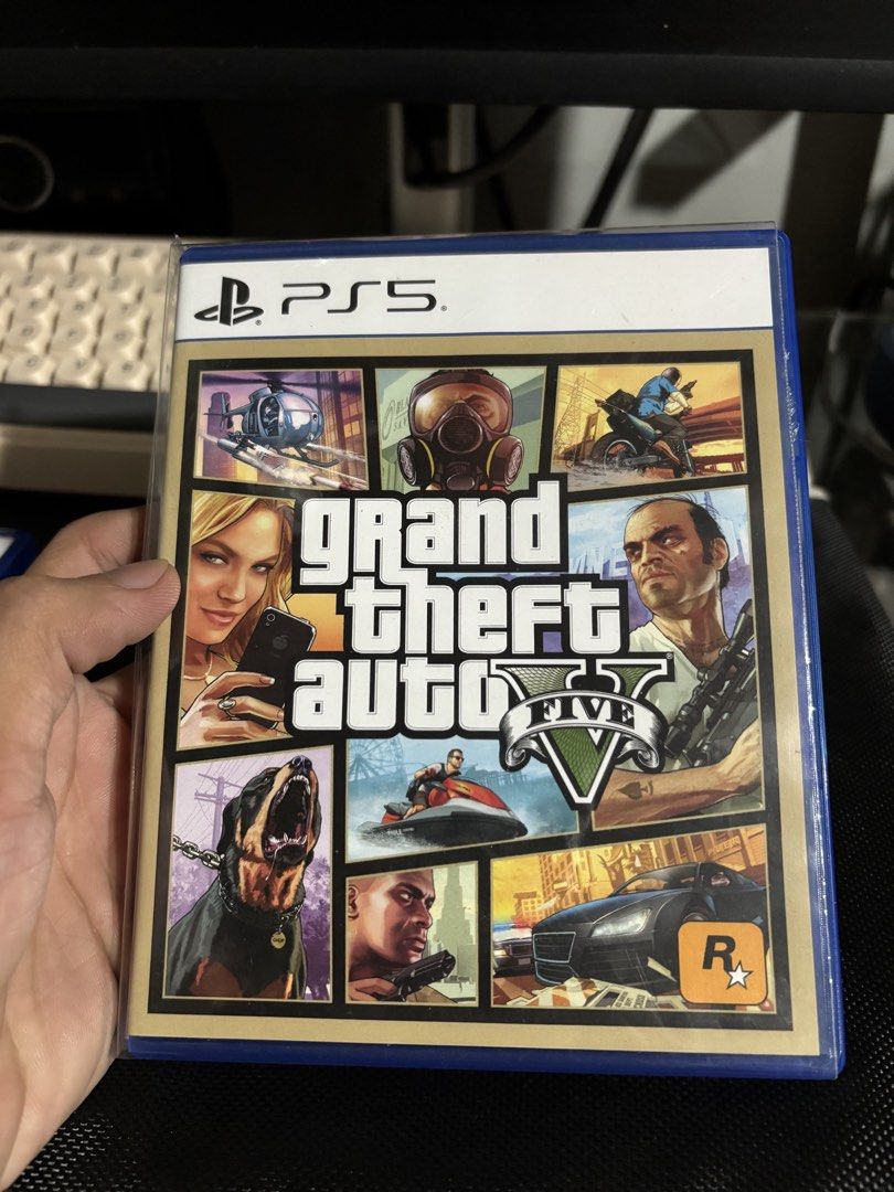 Grand Theft Auto V - PS5 (Category: PlayStation) located in Cebu City. Submitted by arrheniusplays (Listing ID 1426656321, Image 1). Description: Mint condition ✅no scratch.