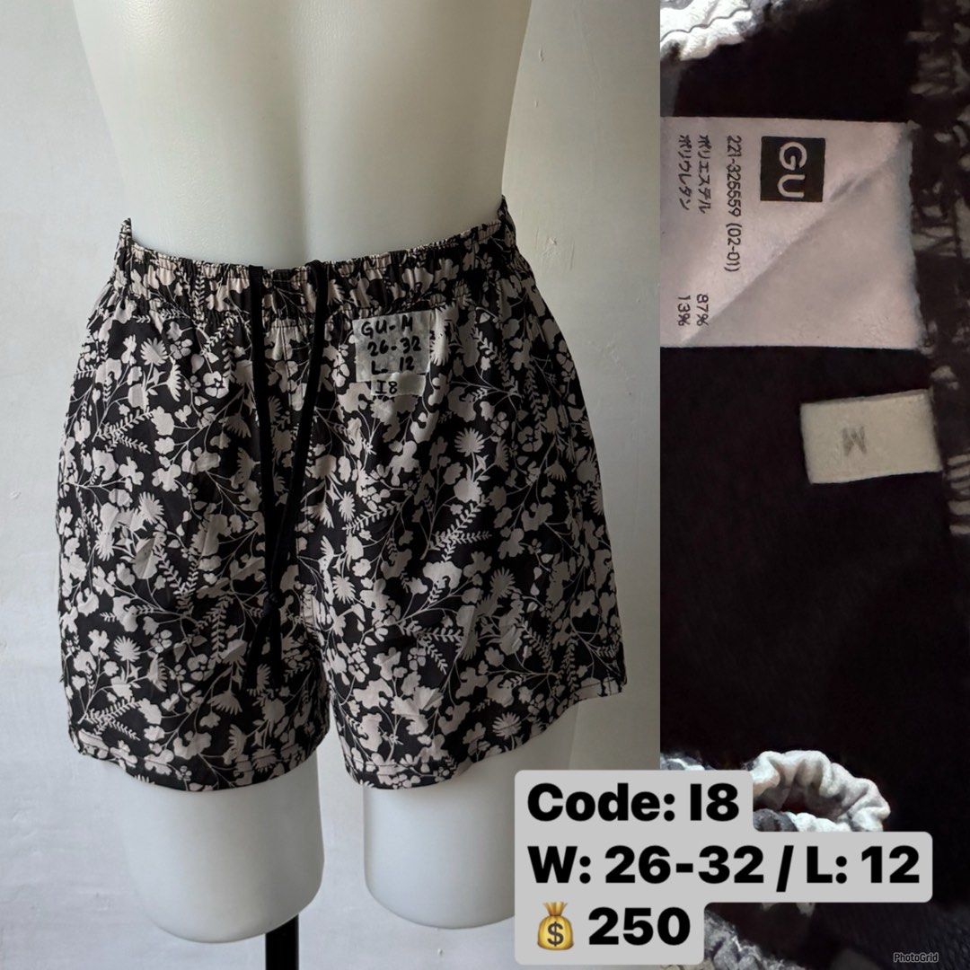 GU Floral Shorts - Size M (Category: Shorts) located in Iloilo. Submitted by everythingnicee (Listing ID 1426706234, Image 1). Description: FIXED PRICE‼️‼️.