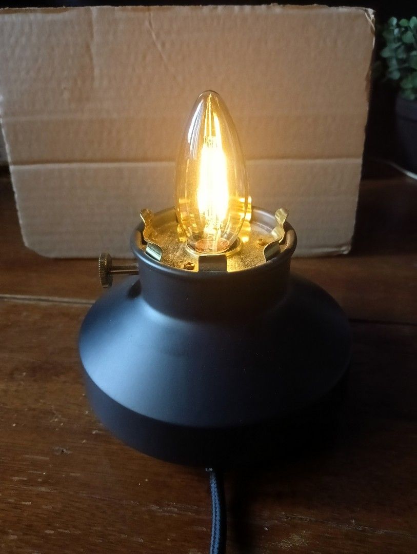 IKEA TARNABY Lamp Base + LUNNOM bulb (Category: Lighting) located in Marilao. Submitted by keyset (Listing ID 1426789832, Image 2). Description: ❗LAMP BASE AND LIGHTBULB ONLY❗ The glass lampshade shattered because the lamp fell while I was cleaning. The lamp itself is still functional. ☞ MOP: Gcash, Maya, Maribank, Unionbank ☞ MOD: J&T ☞ Buyer shoulders shipping fee 📍 Marilao, Bulacan.