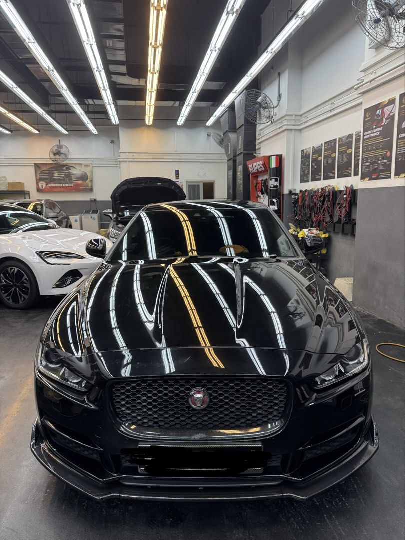 Jaguar XE 2.0 Prestige (A) (Category: Used Cars) located in Singapore. Submitted by jasontee94 (Listing ID 1426699106, Image 2). Description: -HRE Performance Rims -Michelin PS5 225 40 18 tyres(installed in Feb 2026, used less than 5k) -Authentic Brembo GTB4 BBK Red(with receipt and QR code scanner) -Authentic Brembo T3L 355mm brake discs -Interior ambient lighting -VICOM inspection passed on 190326 -road tax until 190926 Car has no issues, regul