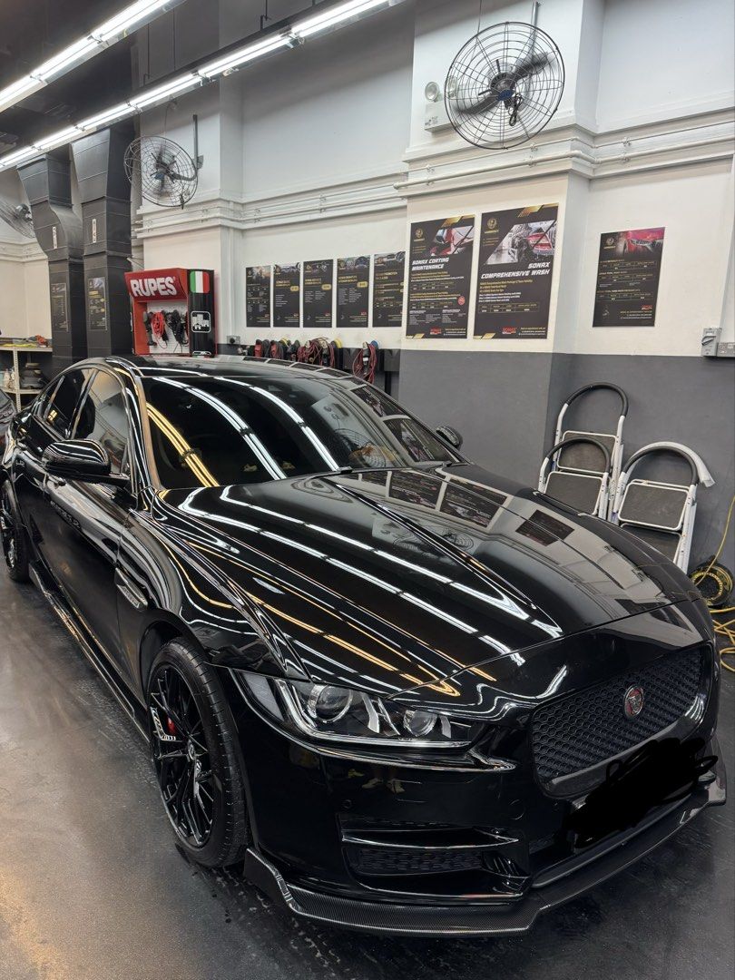 Jaguar XE 2.0 Prestige (A) (Category: Used Cars) located in Singapore. Submitted by jasontee94 (Listing ID 1426699106, Image 1). Description: -HRE Performance Rims -Michelin PS5 225 40 18 tyres(installed in Feb 2026, used less than 5k) -Authentic Brembo GTB4 BBK Red(with receipt and QR code scanner) -Authentic Brembo T3L 355mm brake discs -Interior ambient lighting -VICOM inspection passed on 190326 -road tax until 190926 Car has no issues, regul