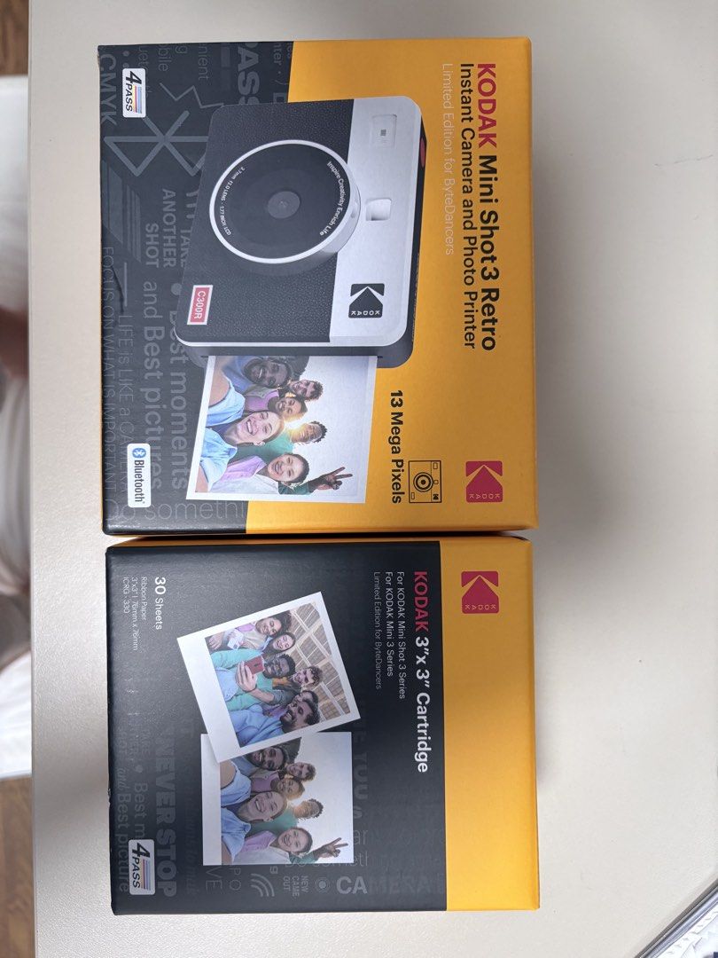 Kodak Mini Shot 3 Retro Instant Camera & Cartridge, Photography ...