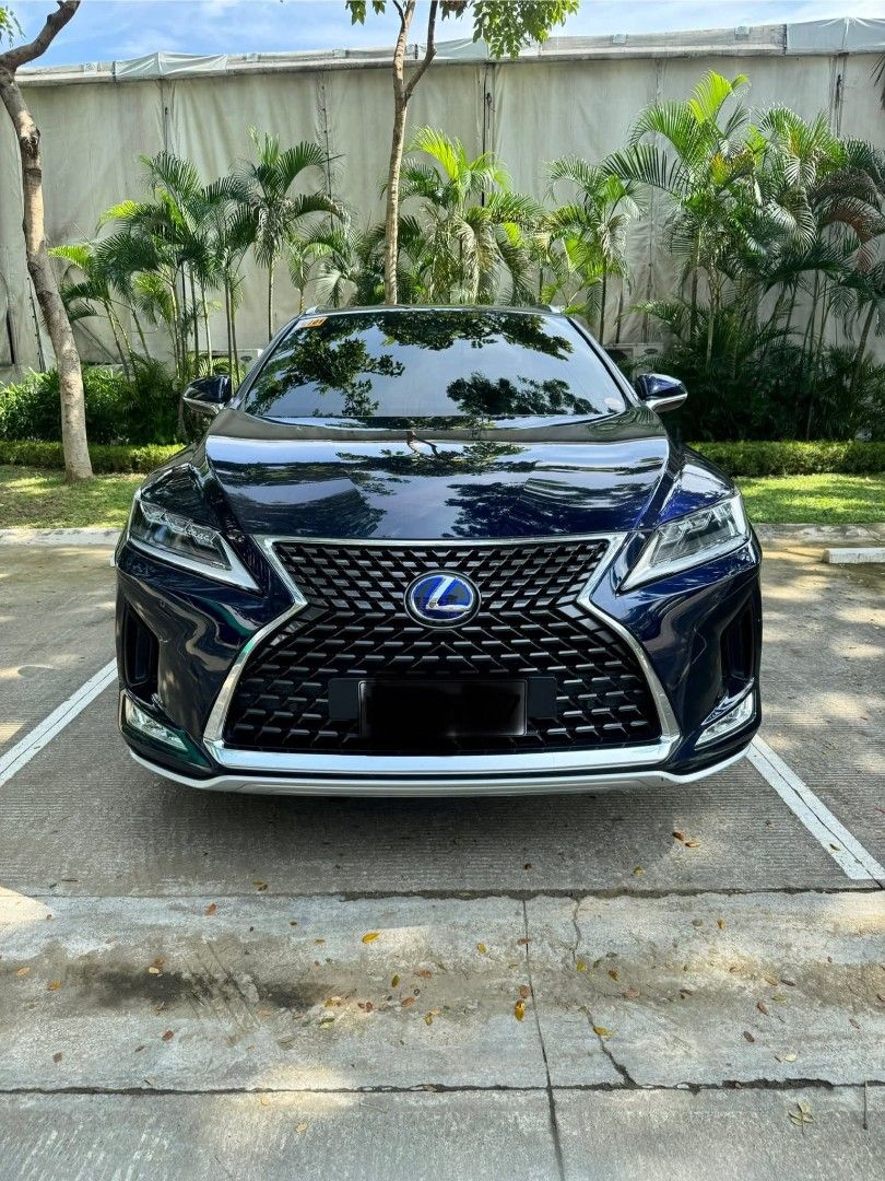 Lexus RX450 Hybrid Premium (A) (Category: Used Cars) located in Manila. Submitted by night.stalker_12 (Listing ID 1426654198, Image 1). Description: 🚙 2022 Lexus RX450h Hybrid SUV， NO CODING Only 36,000 KM | Excellent Condition | Fully Lexus-Serviced Luxury, performance, and hybrid efficiency in one SUV. Key Features: • 3.5L V6 + electric motor, 308 HP • Front heated & ventilated leather seats • 12.3” touchscreen, Apple CarPlay, Mark Levinson au