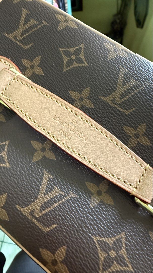 Louis Vuitton Nice Bb Vanity Set (Category: Luxury Bags & Wallets) located in Cabuyao City. Submitted by gerlieluxurycloset2024 (Listing ID 1426791210, Image 3). Description: Set of two Louis Vuitton vanity cases. The cases feature the iconic LV monogram pattern and gold-tone hardware. The interior is lined with a light-colored material and includes a small pocket. The larger case has a zippered closure and a handle. The smaller case also has a z