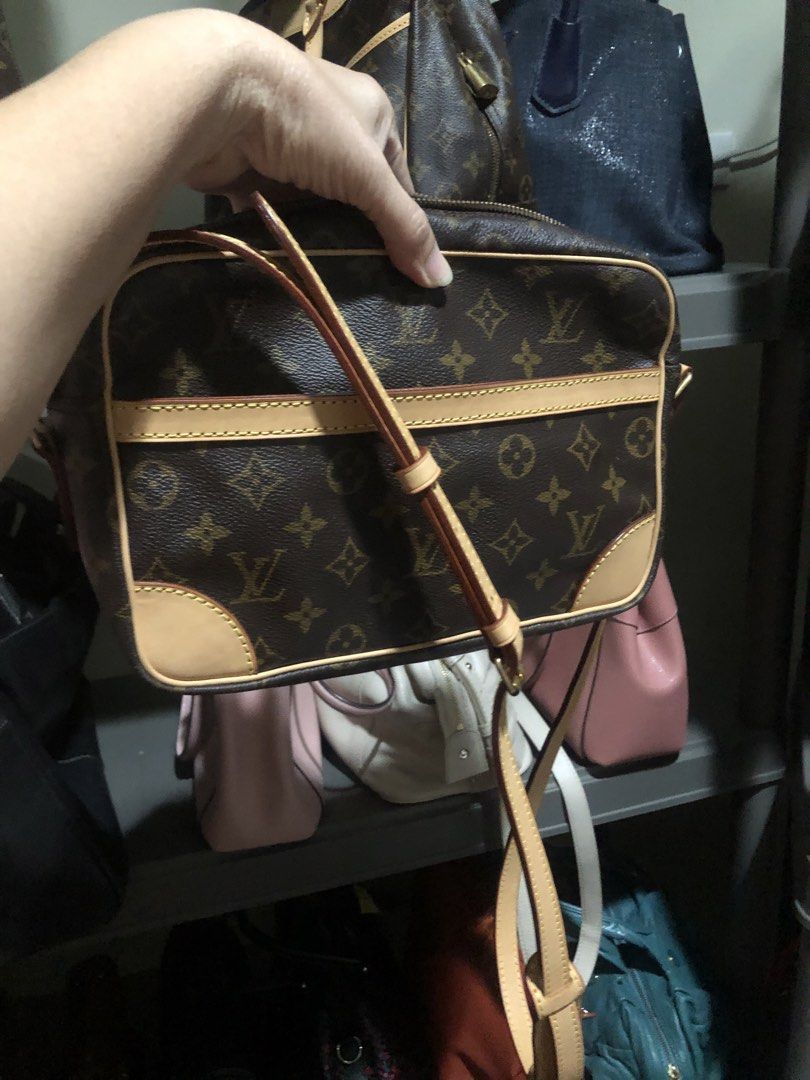 Louis Vuitton trocadero (Category: Luxury Bags & Wallets) located in Pasig City. Submitted by maricrism68145 (Listing ID 1426752089, Image 1). Description: 100% authetic,japan preloved Replaced vachetta,replaced inner lining thats why no more code .