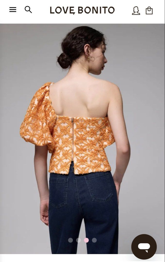 Love Bonito Padded Lace Asymmetrical Top (Category: Sleeveless) located in Pasig City. Submitted by mfl24 (Listing ID 1426720118, Image 2). Description: Tag intact. Style doesn’t suit me. No longer available in store or on the website. .