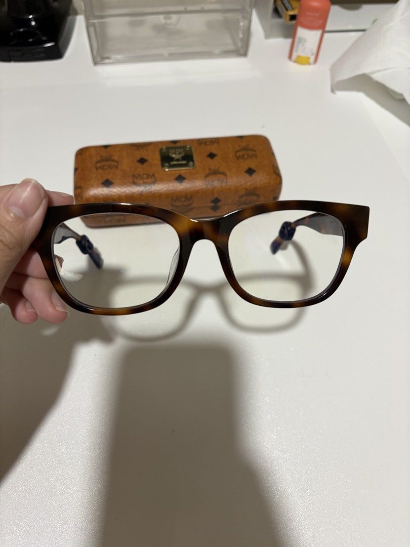 MCM Optical Eyeglasses (Category: Sunglasses & Eyewear) located in Taguig. Submitted by ky_declutterss (Listing ID 1426602664, Image 3). Description: - In good condition, no issues - Complete with case and unopened microfiber cloth .