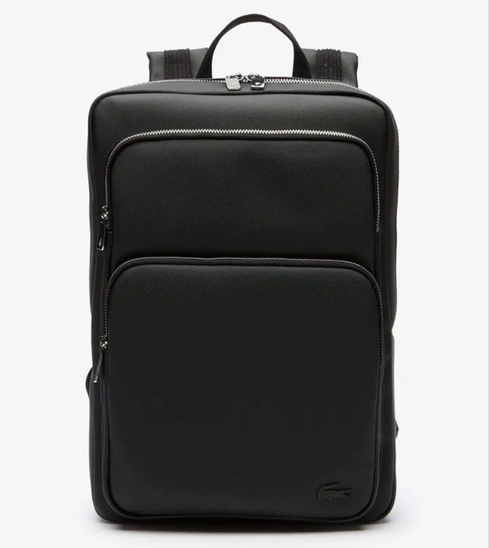 Original Men's Classic Petit Pique Black Backpack (Category: Backpacks) located in Pasig City. Submitted by samuraibry7 (Listing ID 1426645851, Image 2). Description: - Minimal sign of usage on the logo, other than that it’s all good as new. - with paper bag and dashbag Inspired by the brand’s heritage, this backpack is crafted from quilted canvas, with a laptop compartment and two front pockets, making it a simple, classic option for commuting o