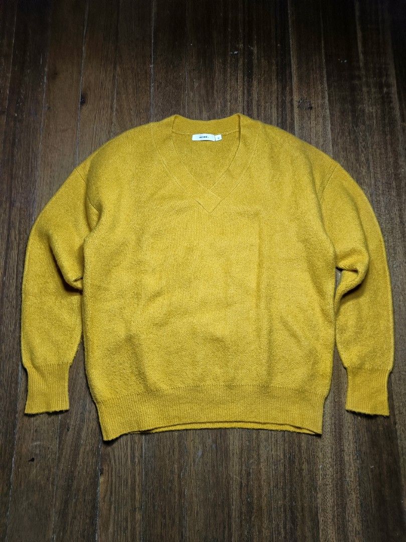 Niko and... V-Neck Sweater medium mens (Category: Coats, Jackets and Outerwear) located in Mandaluyong City. Submitted by heatgear (Listing ID 1426729544, Image 1). Description: good condition no issue size 4 on tag unisex dimension L26 w22 700 + sf location mandaluyong.