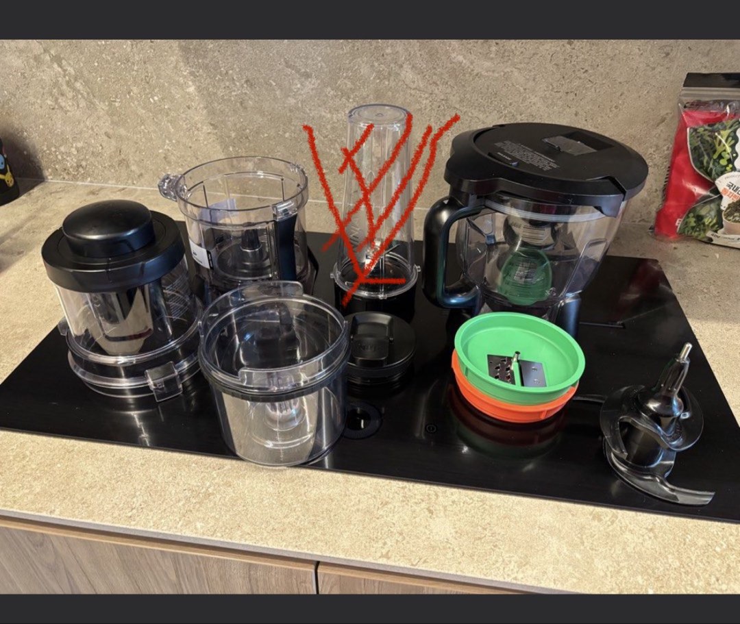Ninja Food Processor CT682 attachments - no cup, TV & Home Appliances ...