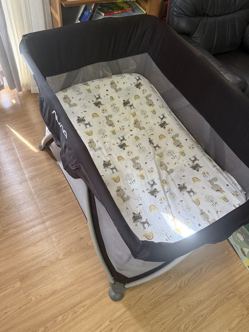Nuna SENA Playard (Category: Cots & Cribs) located in Caloocan City. Submitted by stash2 (Listing ID 1426607409, Image 2). Description: See photos for flaws. .