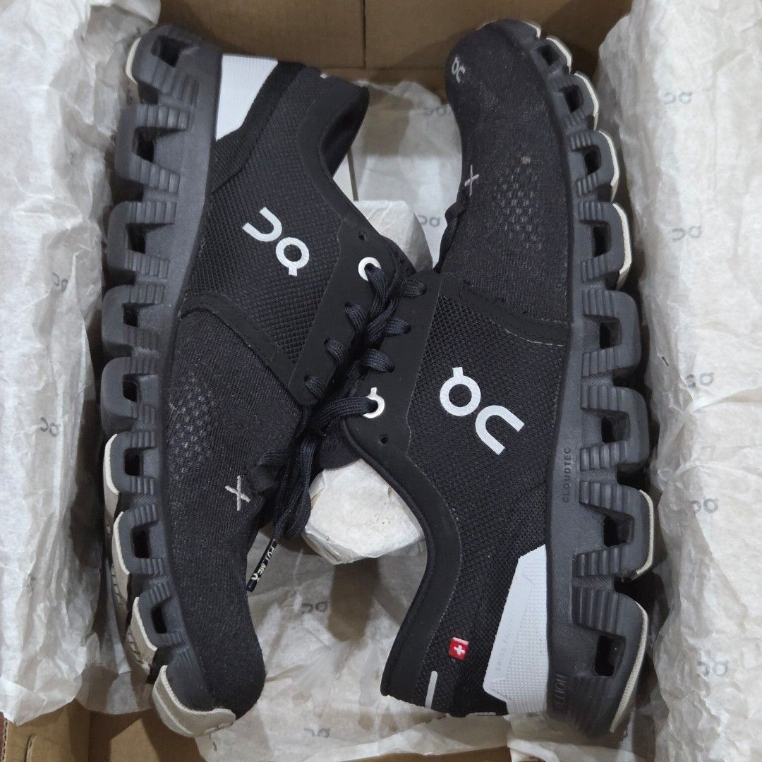 On | Women's Cloud X 3 (Black) (Category: Sneakers) located in Quezon City. Submitted by m3262 (Listing ID 1426704000, Image 1). Description: • Size: US 7.5 • Used a few times only with care • Guaranteed authentic • No issues or damage • Actual photos are shown • Original box included.