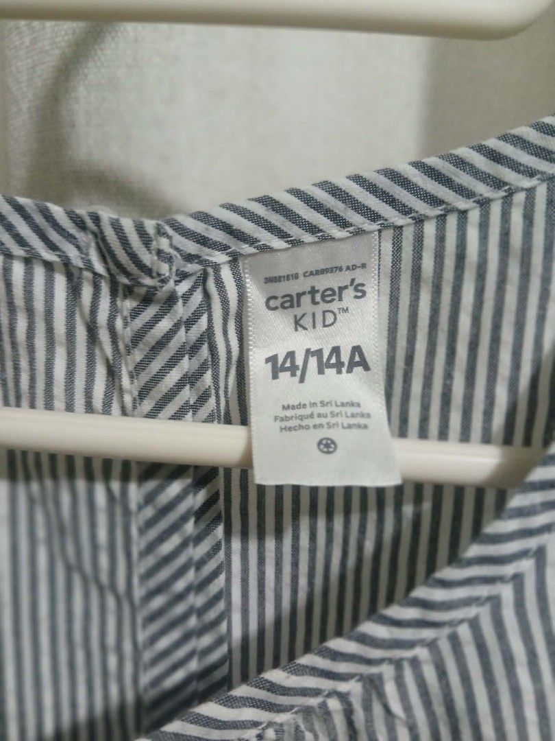 ORIGINAL CARTER'S JUMPSUIT FOR KIDS (Category: Babies & Kids Fashion) located in Mabalacat. Submitted by zaiiiyyya (Listing ID 1426752324, Image 2). Description: ORIGINAL FROM USA SIZE: CAN FIT 9-11yo IN EXCELLENT CONDITION.