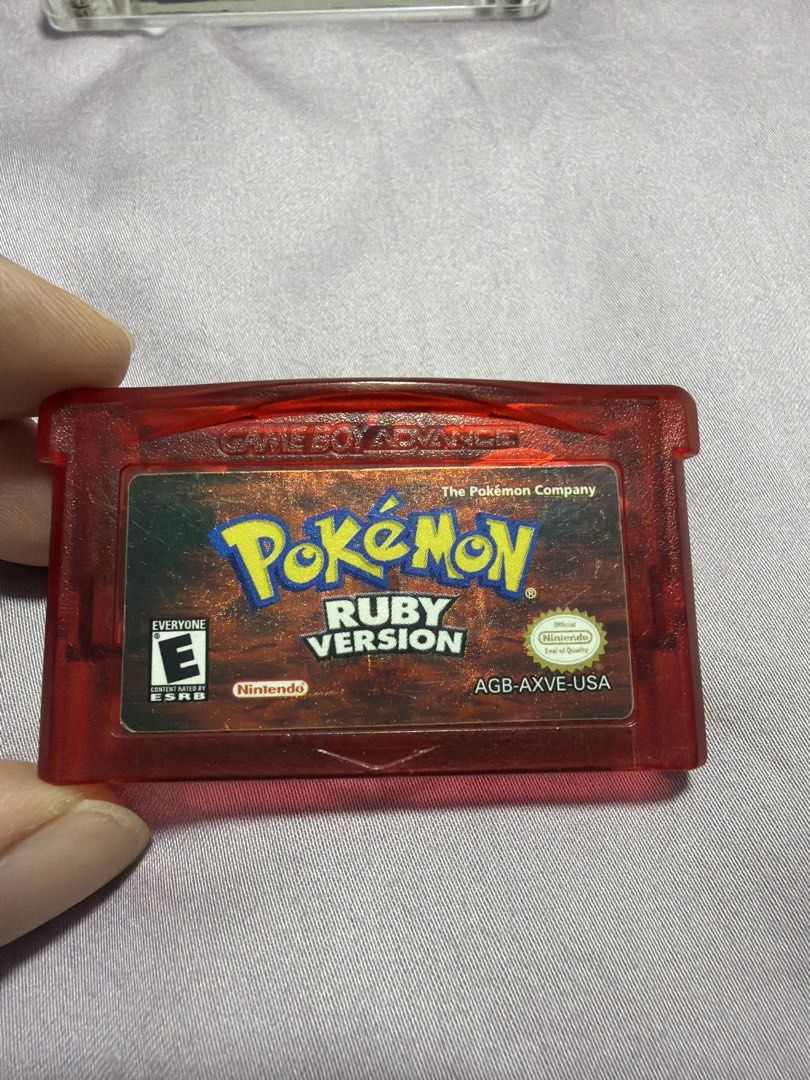 Pokemon Ruby Version Game Boy Advance Cartridge, Video Gaming, Video ...