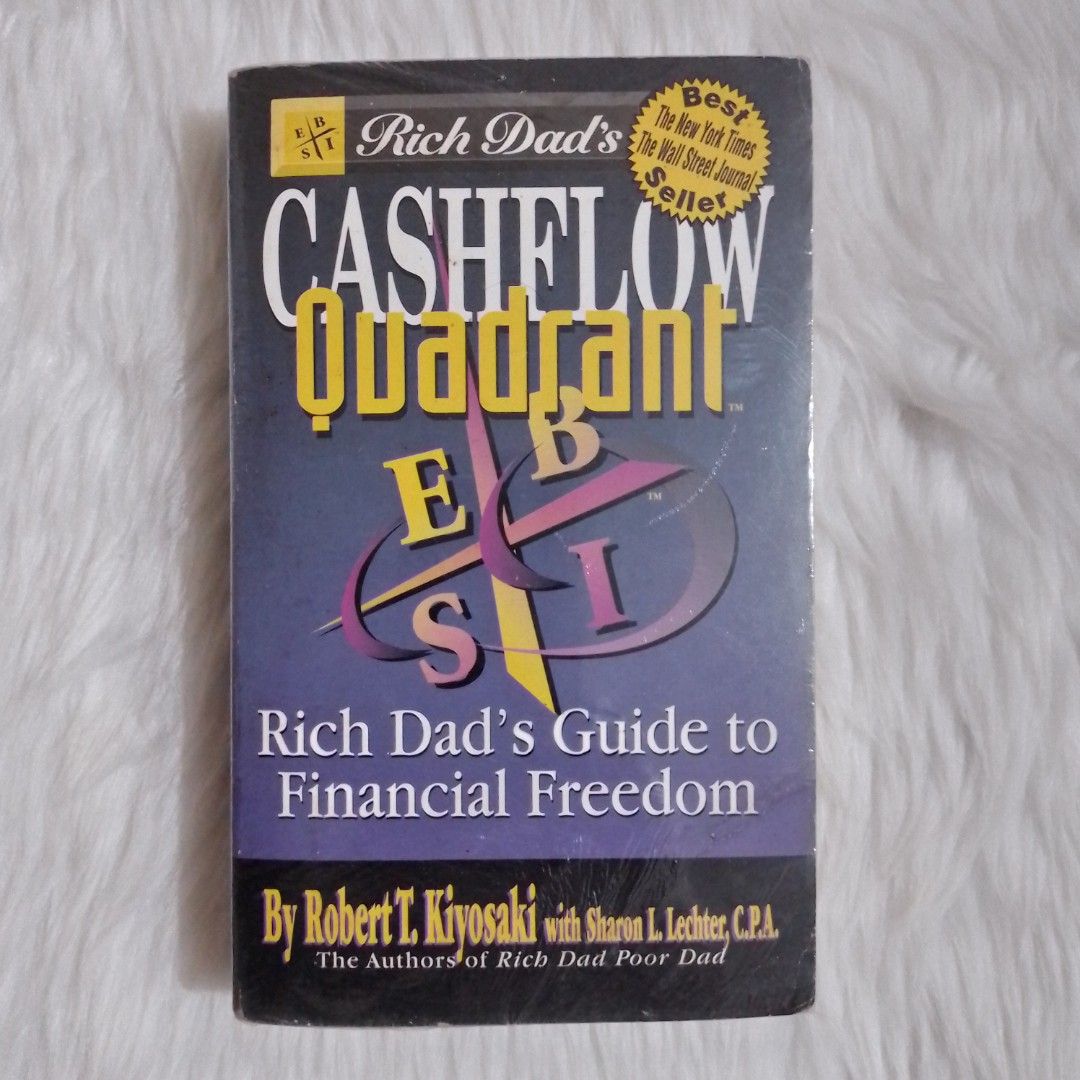 Rich Dad's Cashflow Quadrant (Category: Storybooks) located in Quezon City. Submitted by ALL_is_GOOD (Listing ID 1426743434, Image 1). Description: Cashflow Quadrant Rich Dad's Guide to Financial Freedom by Robert T.Kiyosabi.