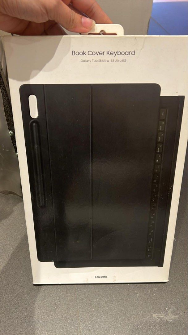 S8 ULTRA BOOK COVER KEYBOARD WITH TRACKPAD (Category: Other Accessories) located in Binan City. Submitted by bella876 (Listing ID 1426715069, Image 1). Description: original from samsung store with paperbag.