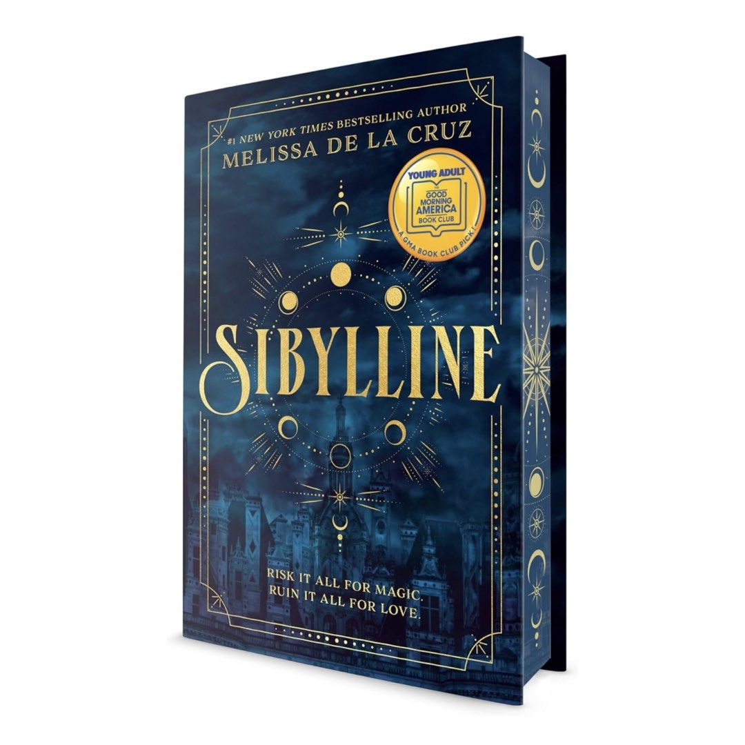Sibylline by Melissa de la Cruz (Category: Storybooks) located in Manila. Submitted by oddbooks (Listing ID 1426611149, Image 1). Description: Sibylline by Melissa de la Cruz - Dark Acadamia - Better categorized as Romantasy than Young Adult ✅ Deluxe Edition ✅ Hardbound ✅ Brand new 🔴 ETA 7-10 days 🔴 Stocks may be limited - Full payment required Manila.