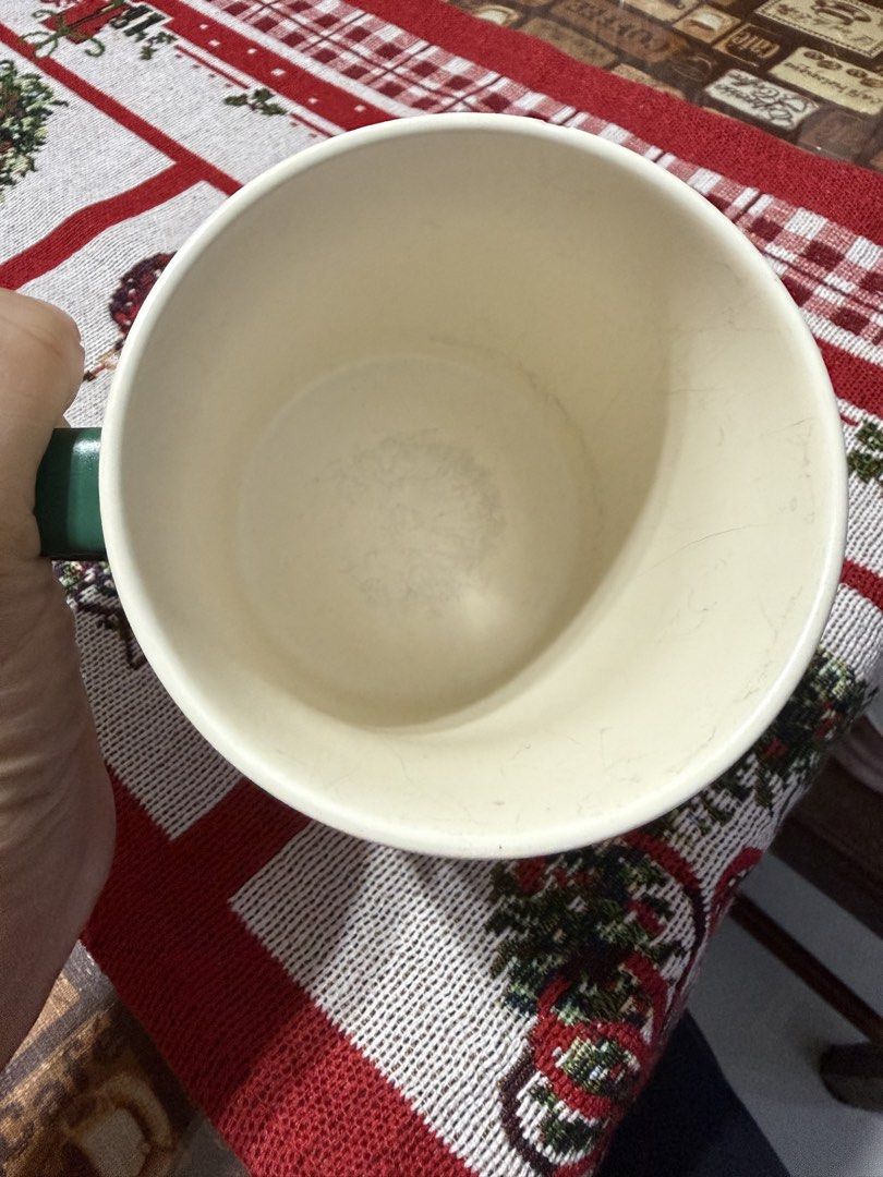Starbucks Hello Kitty Mug (collectible) with slight issue (Category: Coffee & Tea Tableware) located in Mandaue City. Submitted by erin_grace (Listing ID 1426640416, Image 3). Description: Issues: very small chip (shown in photos) signs of use inside the mug .