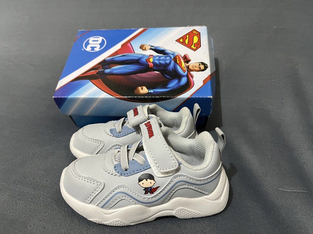 Superman Kids Shoes Size 21 (Category: Babies & Kids Fashion) located in Quezon. Submitted by sickdropz (Listing ID 1426624302, Image 2). Description: For your 9-11 months old baby boy Size 21 350 + Sf only 650 sa SM .