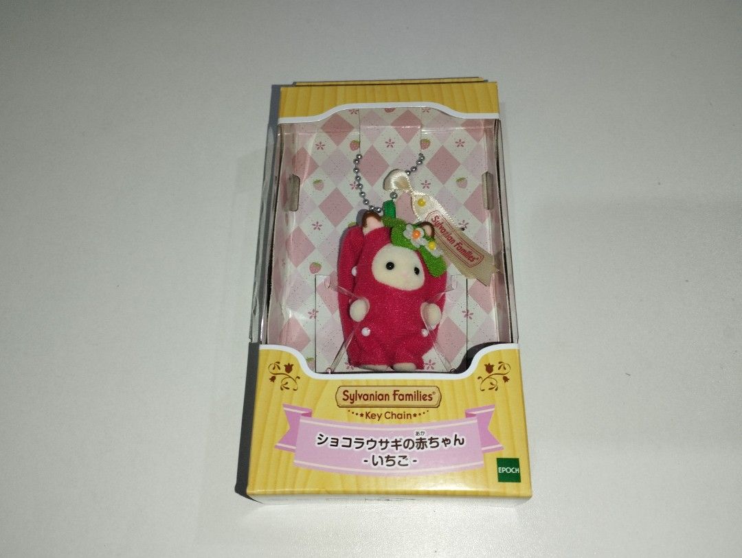 Sylvanian Families Strawberry Chocorabbit Keychain (Category: Character Goods) located in Santa Rosa. Submitted by i07zha (Listing ID 1426599166, Image 1). Description: Price is negotiable & open to offers.