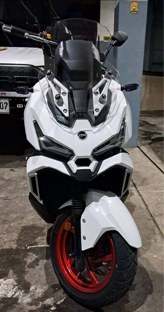 SYM Maxsym 400i (Category: Motorbikes for Sale) located in Valenzuela. Submitted by curioverse96614 (Listing ID 1426601708, Image 1). Description: 🛵 FOR SALE: 2024 SYM Husky 150 (1st Owner) 💰 Price: ₱120,000 • 3,000 km mileage • Complete papers, ready for transfer • Excellent condition – like new ✨ Upgrades: • Full Ceramic Coating (extra paint protection & gloss) • Mags repainted Cherry Red • With rugged Top Box for extra storage 📍 Location: V